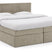 Goossens Boxspring Rud - bruin - 160 x 211 cm cm