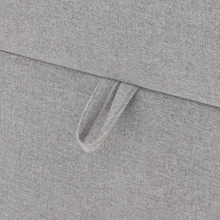 Goossens Boxspring Store met opbergruimte - grijs - 180 x 212 cm cm