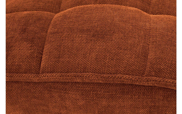 Goossens Barstoel Ronnie, Barstoel, zithoogte 72 cm - bruin Textiel