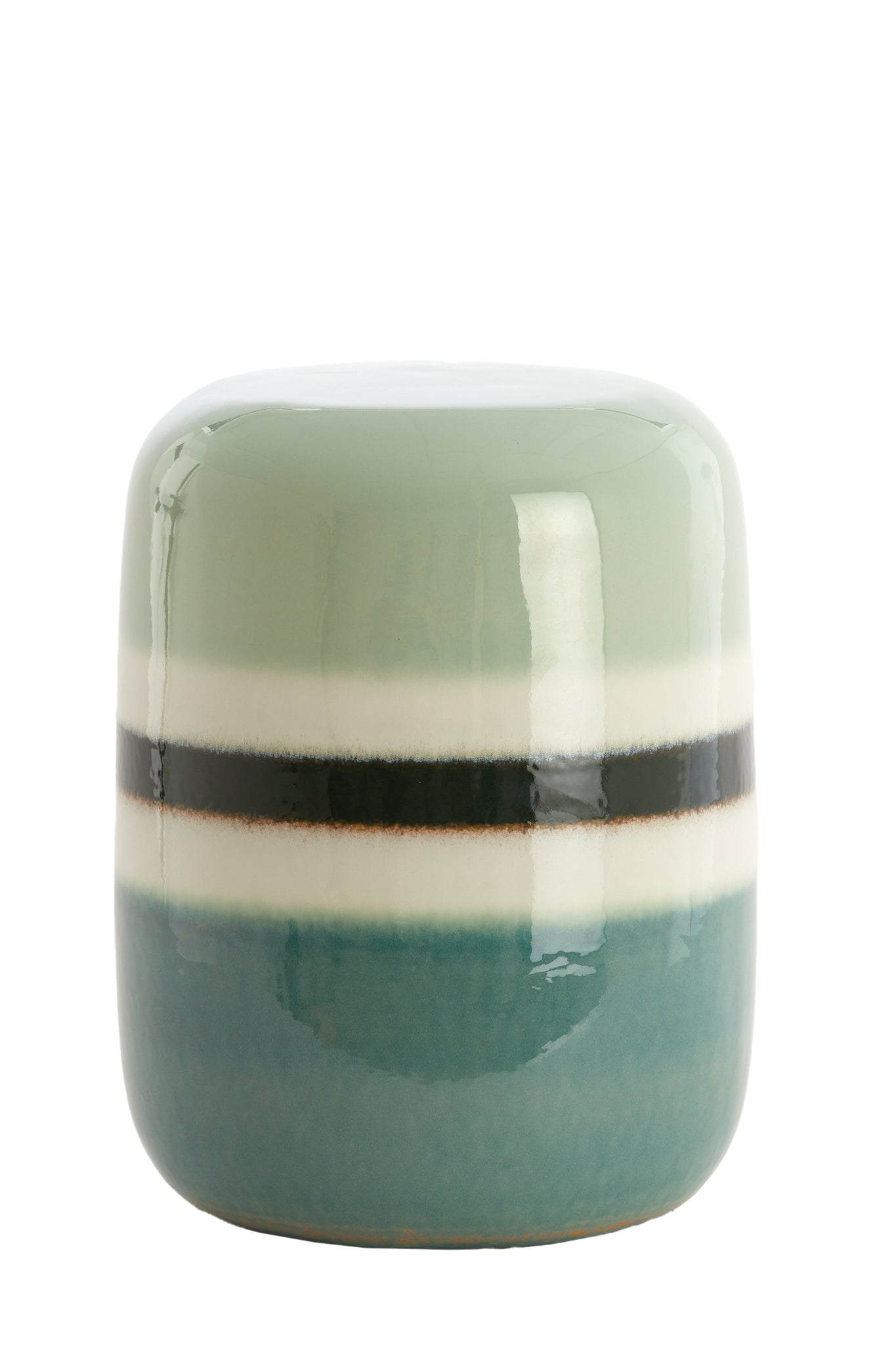 Light&living Bijzettafel Ø34x46,5 cm FRANCA keramiek groen-mint groen