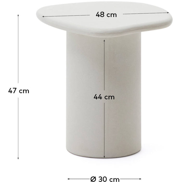 Kave Home Macarella in Cement white