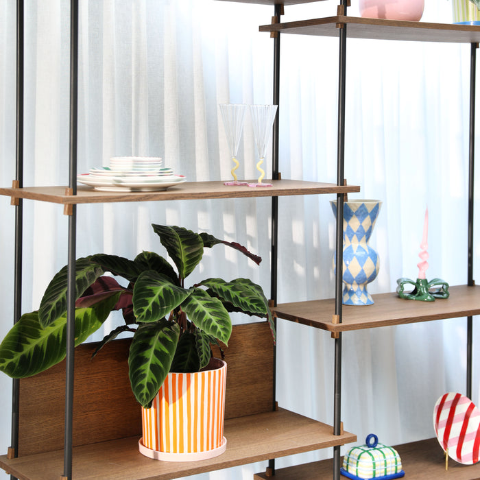 &k amsterdam Bliss Bord Ø 27 cm - Groen - Set van 2