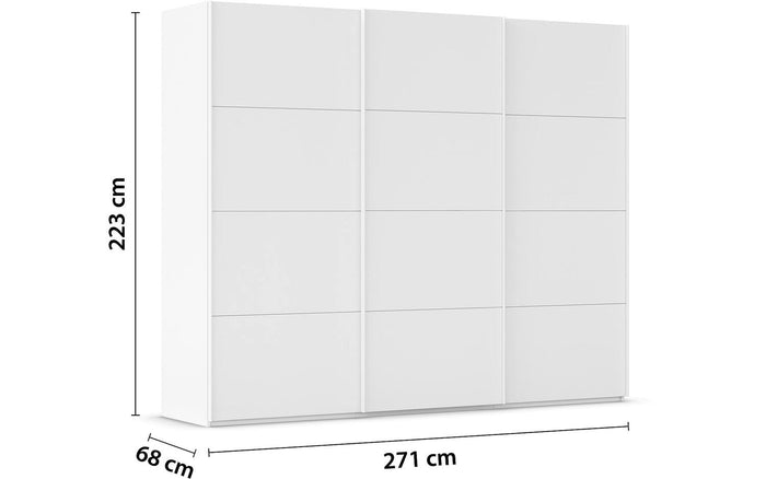 Goossens Kledingkast Finca in hoogwaardig meubelplaat