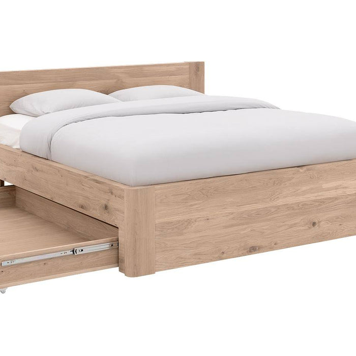 Goossens Bedframe Bibi - 140 x 200 - Eiken gelakt roomwit - Hout