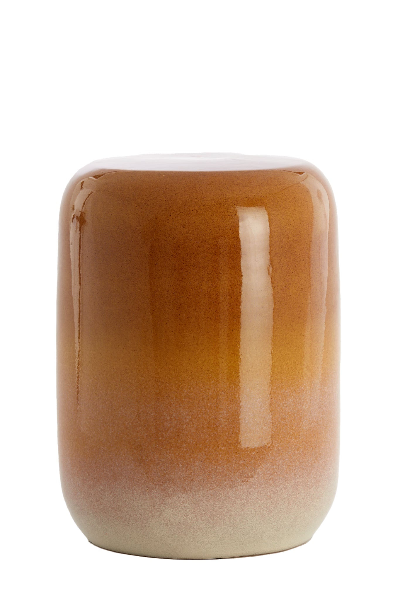 Light&living Bijzettafel Ø34x46,5 cm FRANCA keramiek oker-crème