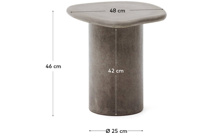 Kave Home Macarella in Cement naturel