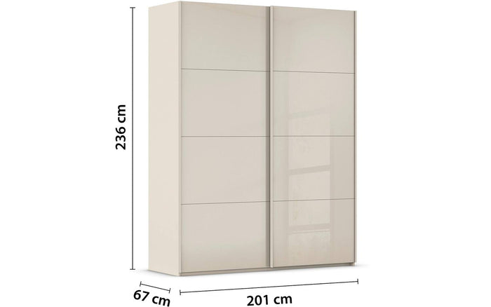 Goossens Kledingkast Finca in hoogwaardig meubelplaat