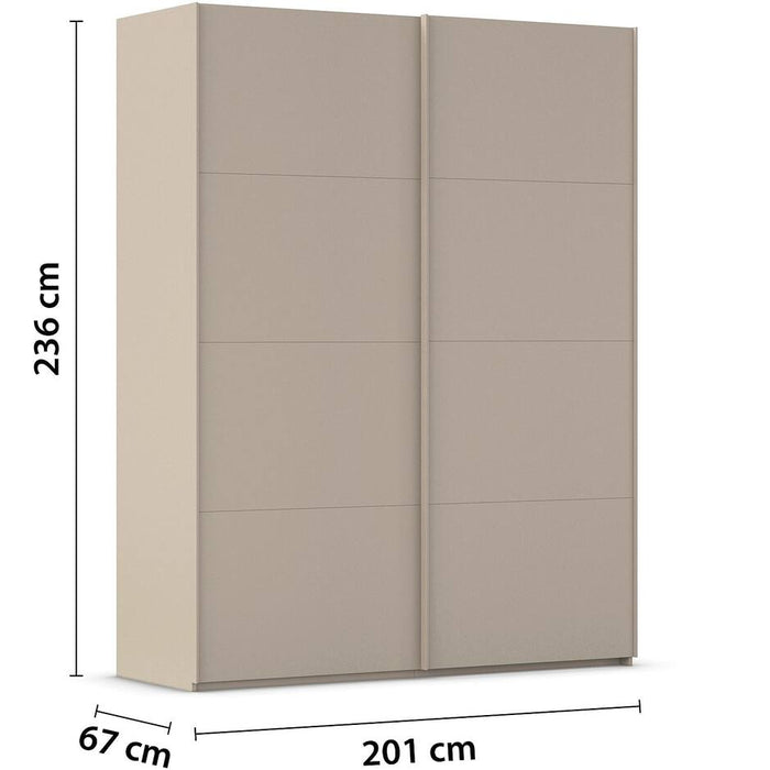 Goossens Kledingkast Finca in hoogwaardig meubelplaat