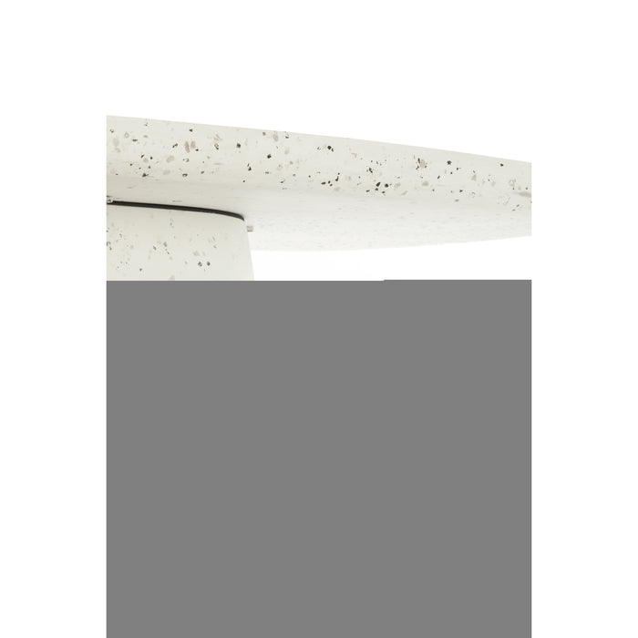 Light&living Salontafel 120x70x42 cm HAMURA terrazzo wit