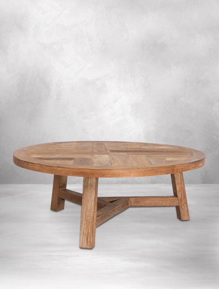 DTP Home Coffee table Monastery round,35xØ90 cm, 3,5 cm top, recycl...