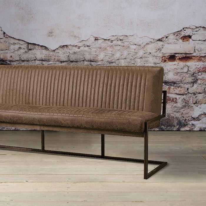 Anli-Style Tower living Ferro bench 135 - Savannah light brown 1049
