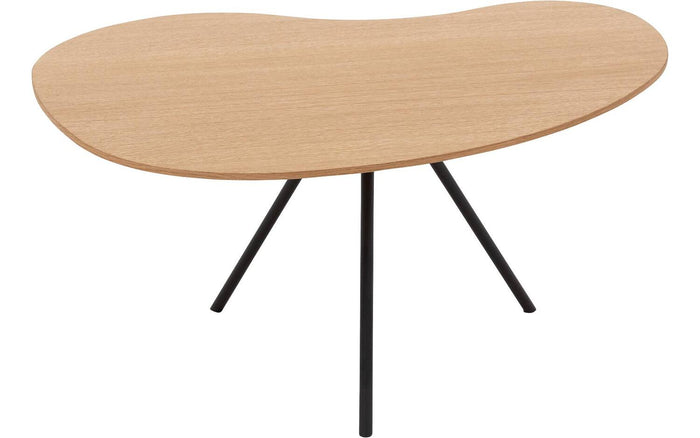 Goossens Salontafel Saya in Eiken gelakt blank