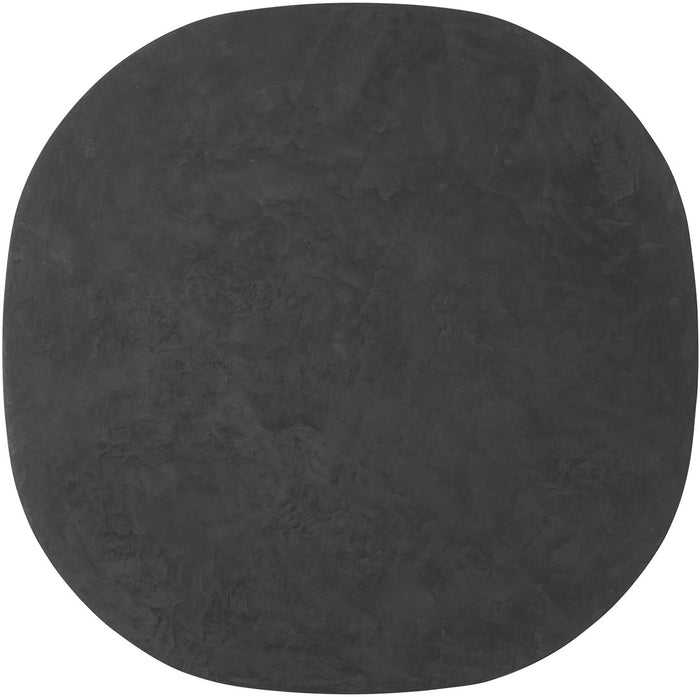 DTP Home Coffee table Soho semi-round 90 MORTEX,35xØ90 cm, mortex top