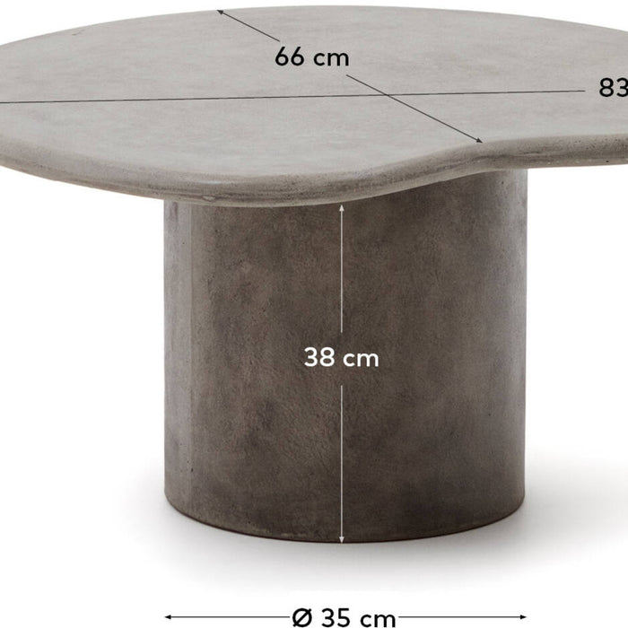 Kave Home Macarella in Cement naturel