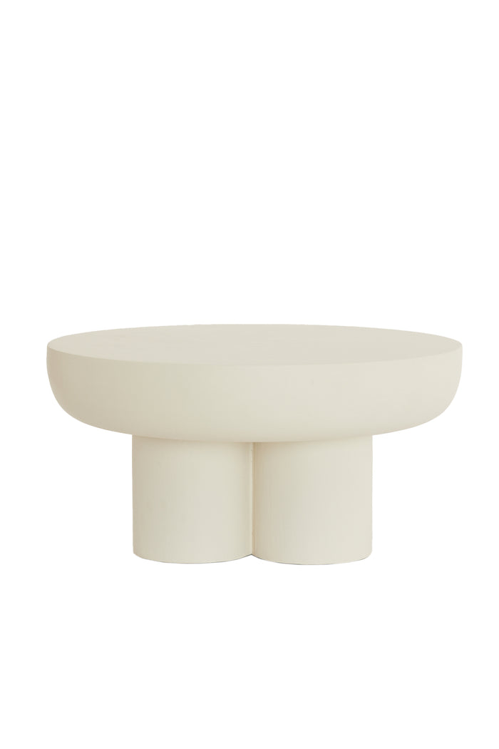 Light & Living Light&living Salontafel Ø70x35 cm MIZUHO crème