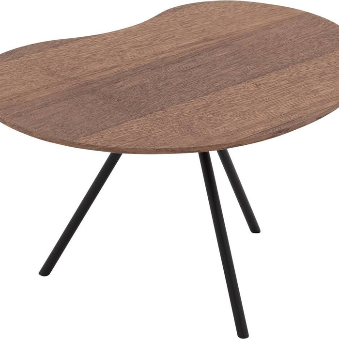 Goossens Salontafel Saya in Eiken soft touch lak notenkleur