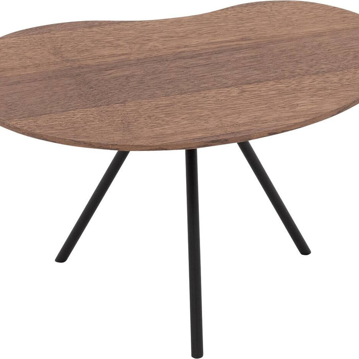 Goossens Salontafel Saya in Eiken soft touch lak notenkleur