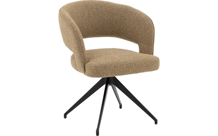 Goossens  Eetkamerstoel Ostunileuning (stof) -  Textiel met armleuning