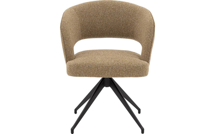 Goossens  Eetkamerstoel Ostunileuning (stof) -  Textiel met armleuning