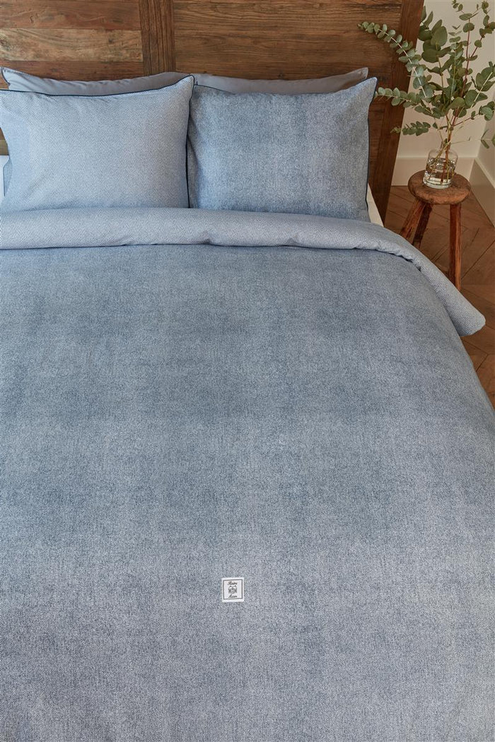 Riviera Maison Gingham  dekbedovertrek - 240x200|220 - Blauw