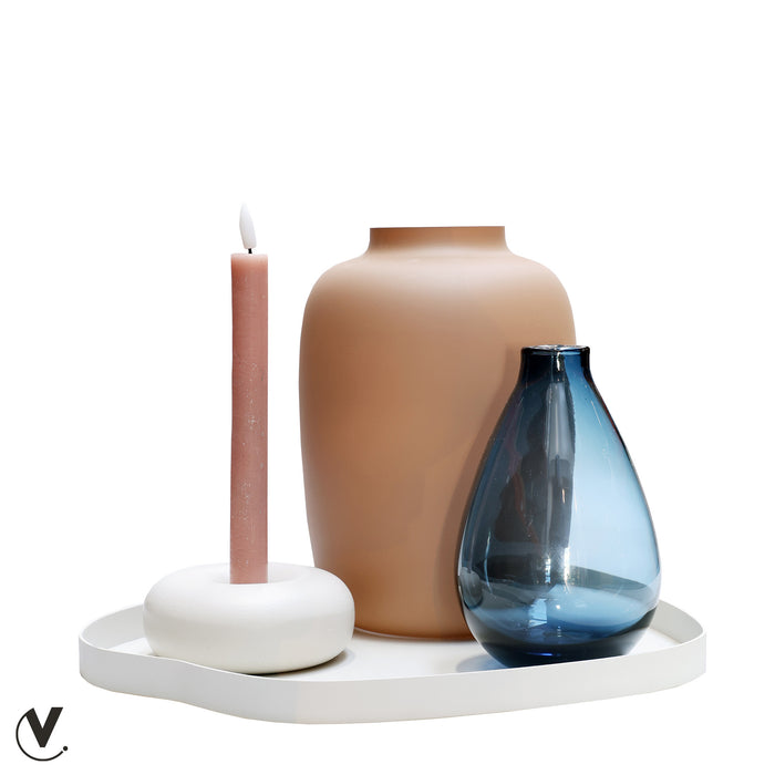 Vase The World - Bariri M ivory L50 x B40 x H2 cm