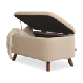 Nolon Julia bankje met opbergruimte beige - 83 x 41 cm