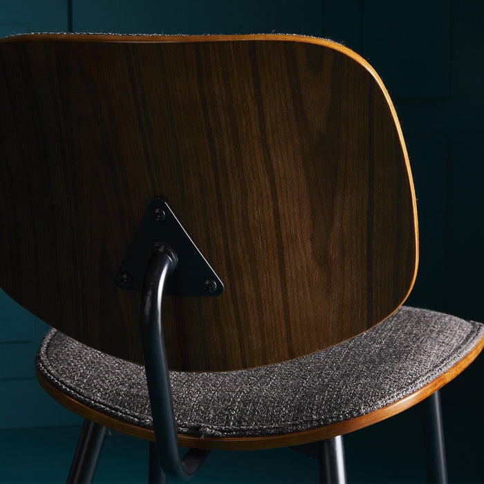 Signature - Eetkamerstoelen met stof Olympia - Bruin - Set van 2