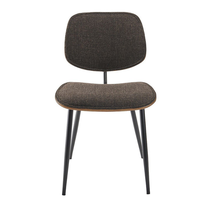 Signature - Eetkamerstoelen met stof Olympia - Bruin - Set van 2