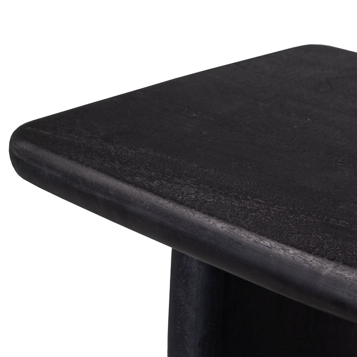 Giga Meubel - Sidetable Mangohout Zwart - 113x44x76cm