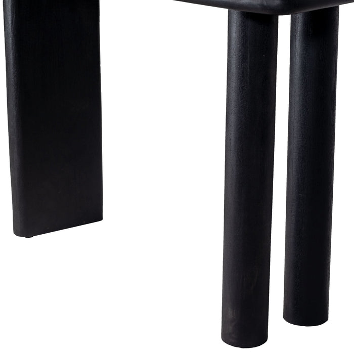 Giga Meubel - Sidetable Mangohout Zwart - 113x44x76cm