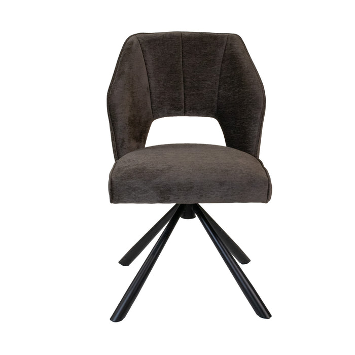 Giga Meubel - Eetkamerstoel Beige Draaibaar - Mara - Set van 2