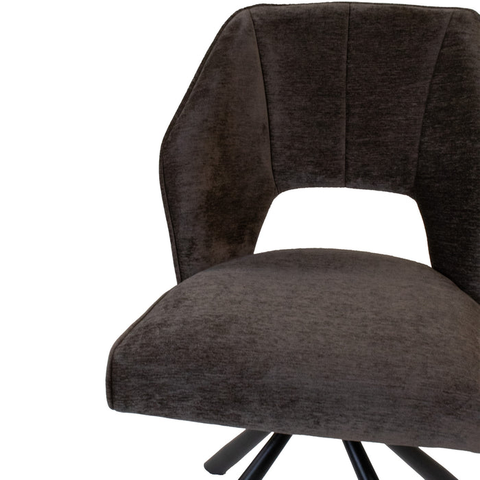 Giga Meubel - Eetkamerstoel Beige Draaibaar - Mara - Set van 2