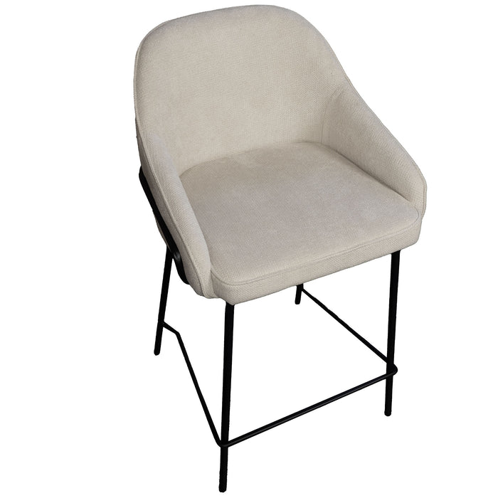 Giga Meubel - Barkruk Maxime Beige  - Set van 2