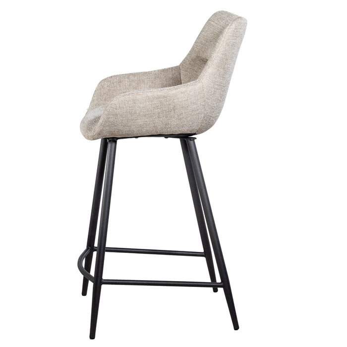 Giga Meubel - Barstoel Joah Beige  - Set van 2