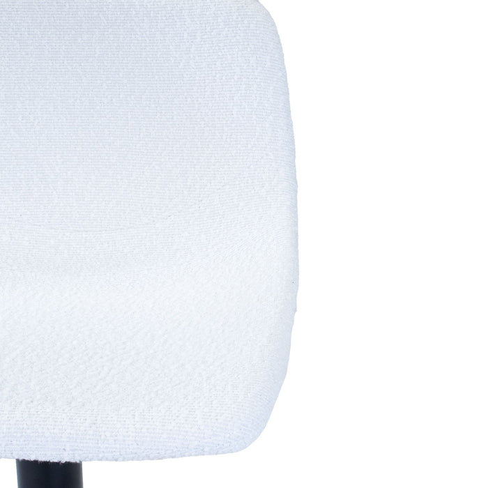 Giga Meubel - Barkruk Beige Bouclé - Hugo - Set van 2