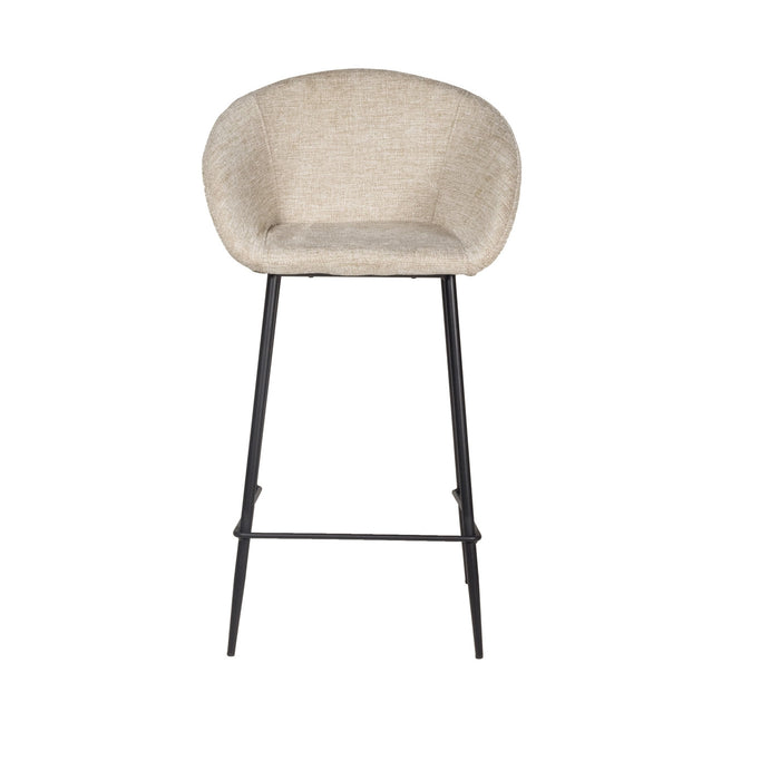 Giga Meubel - Barstoel Amira Beige  - Set van 2