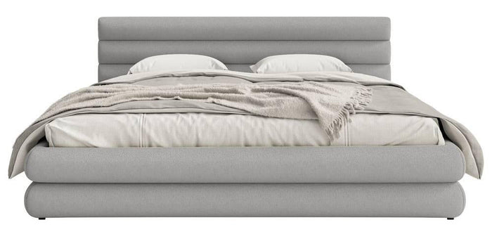 NADUVI Collection Gestoffeerd bed Alvaro chenille 140 x 200 met