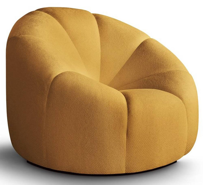NADUVI Collection Fauteuil met poef Plush