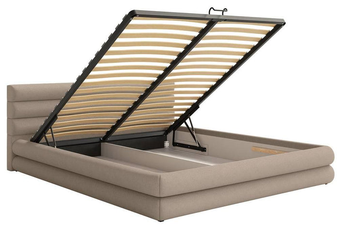 NADUVI Collection Gestoffeerd bed Alvaro chenille 160 x 200 met