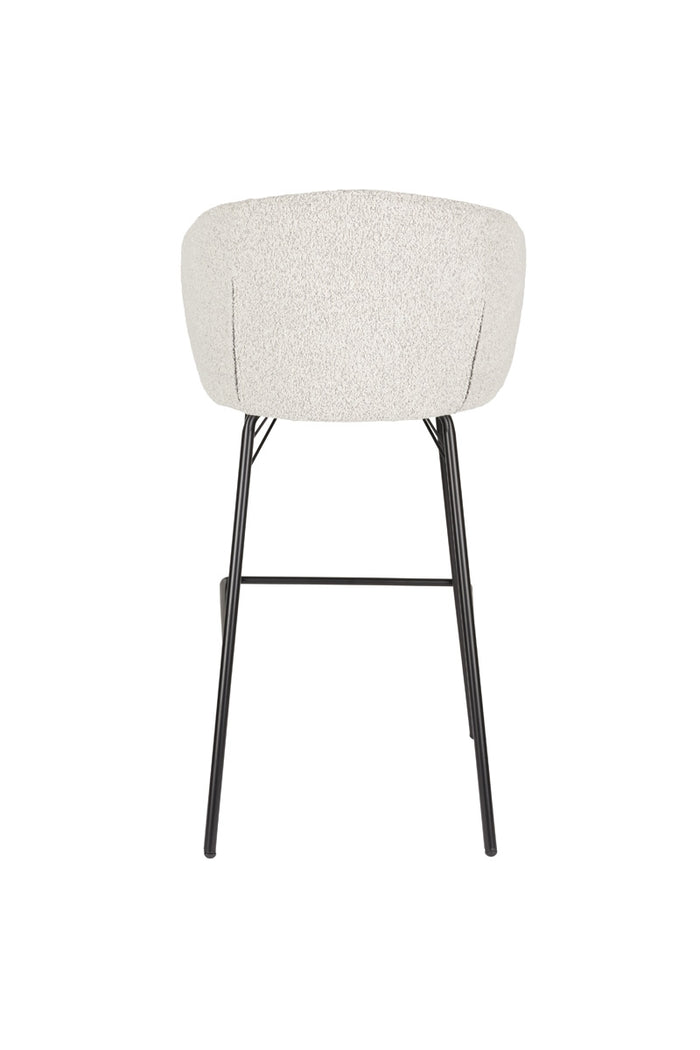 Giga Meubel - Barkruk Beige Stof - Joa - Set van 2