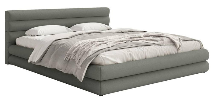 NADUVI Collection Gestoffeerd bed Alvaro chenille 140 x 200 met
