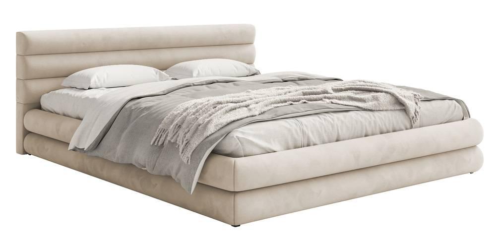 NADUVI Collection Gestoffeerd bed Alvaro chenille 180 x 200 met