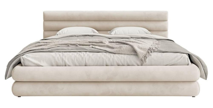 NADUVI Collection Gestoffeerd bed Alvaro chenille 180 x 200 met