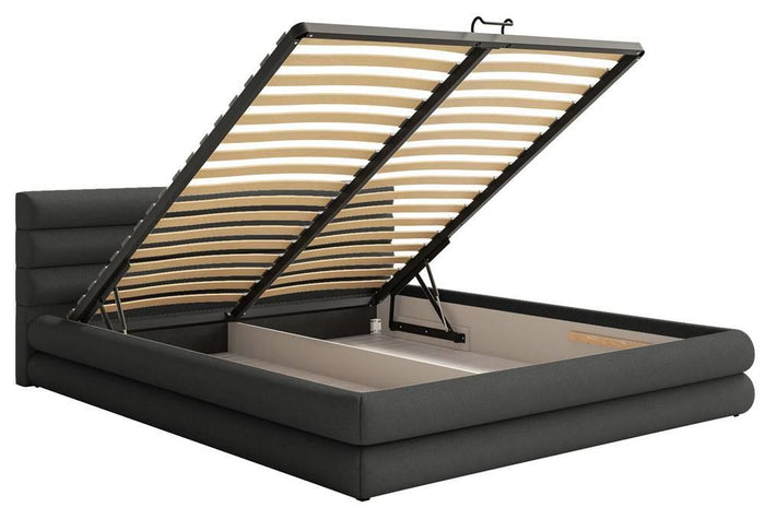 NADUVI Collection Gestoffeerd bed Alvaro chenille 160 x 200 met