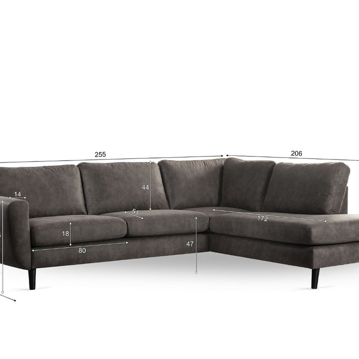 Giga Meubel - 3-Zits Hoekbank Yuma Taupe Rechts