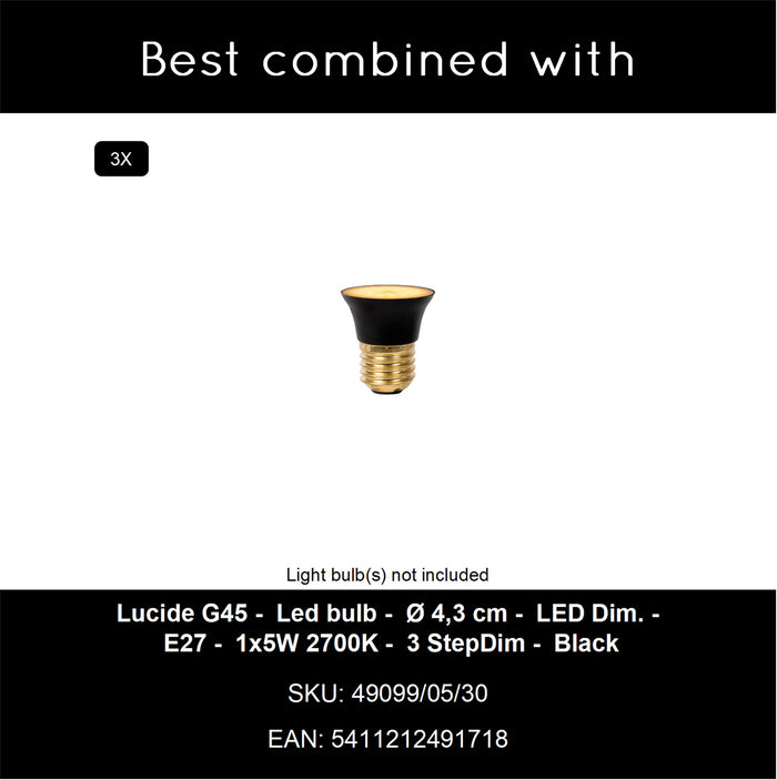 Lucide NINJA Hanglamp - Multicolor