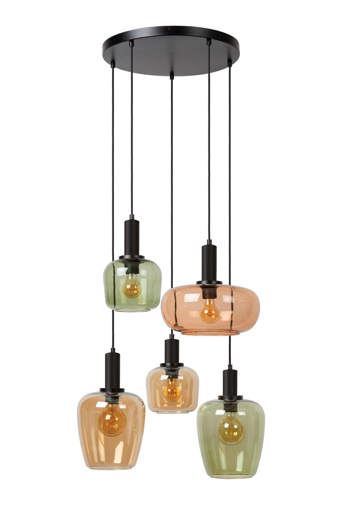 Lucide ILONA Hanglamp - Zwart