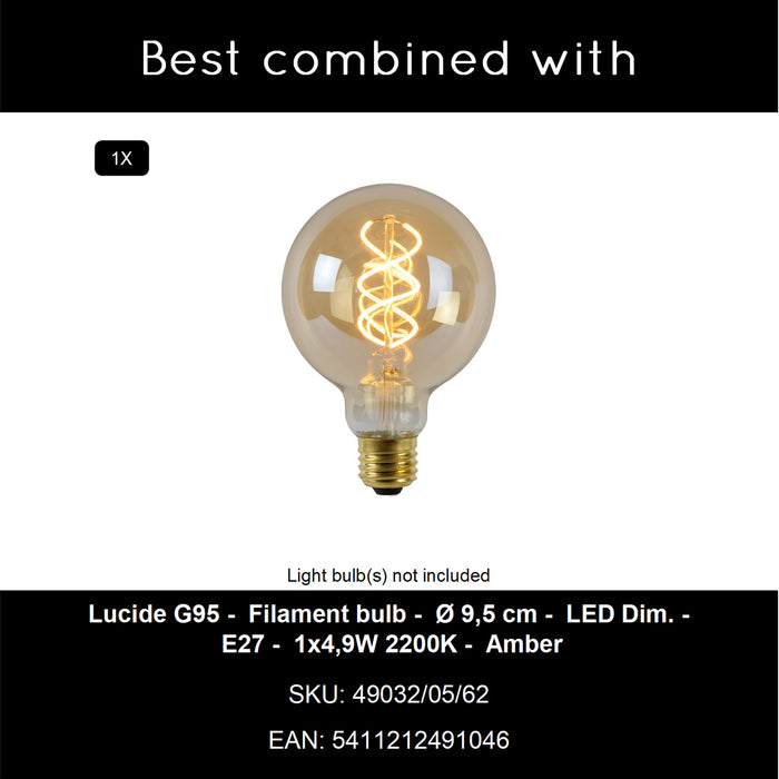 Lucide FOLD Vloerlamp - Wit