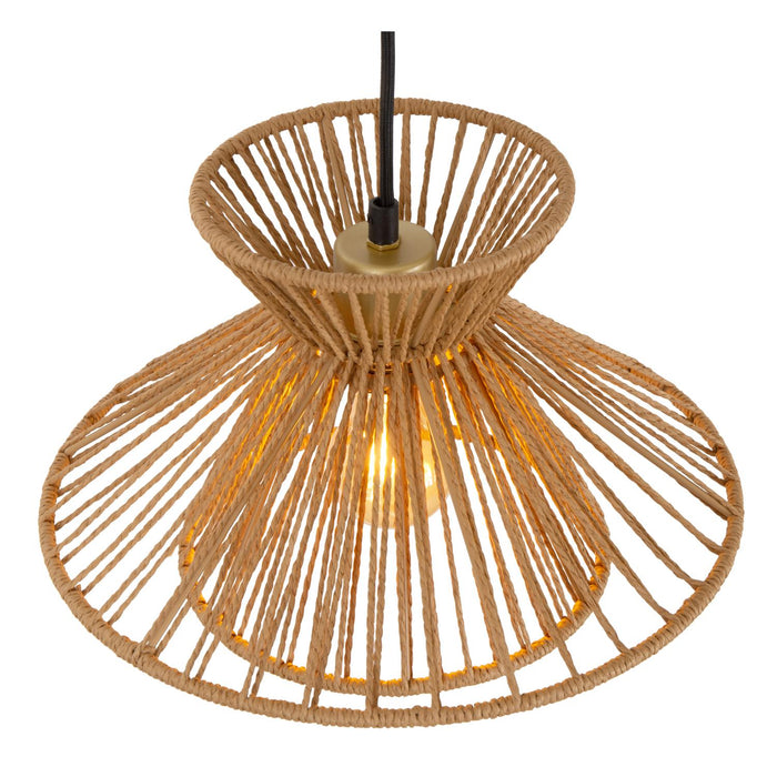 Lucide TASMAN Hanglamp - Naturel