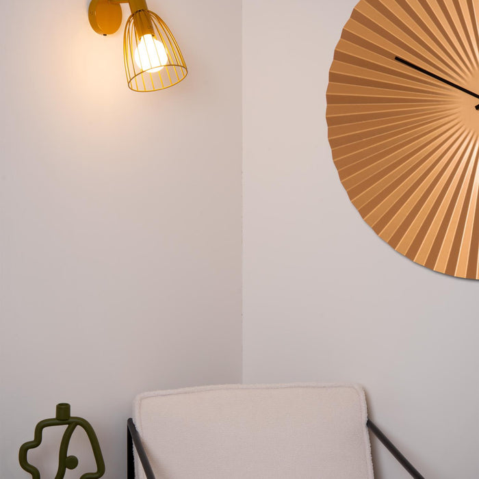 Lucide MACARONS Wandlamp - Okergeel